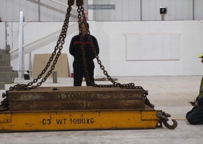 Overhead crane installation overseen by Cobal Cranes engineers