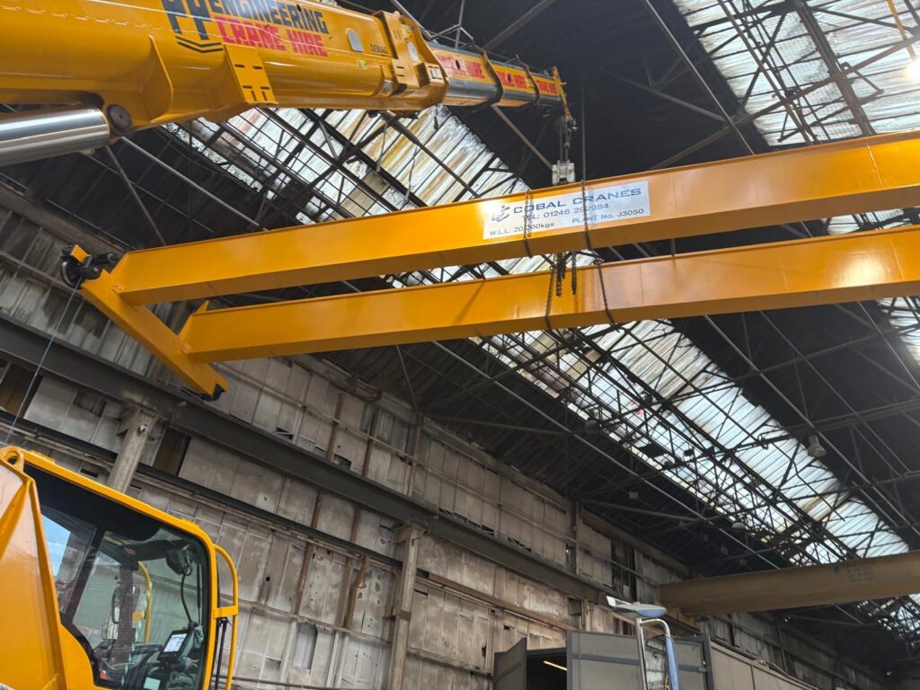 1 Ton Twin Beam Overhead Crane Install
