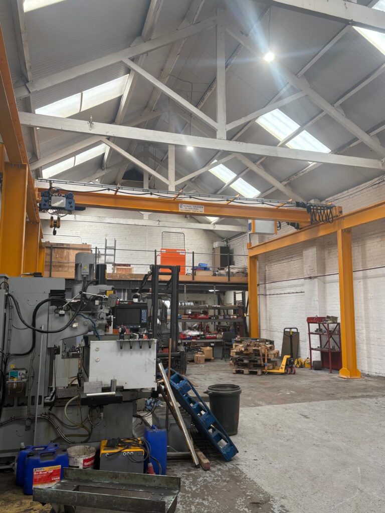 Fabrication and 3 Ton Single Beam Crane Installed Manchester