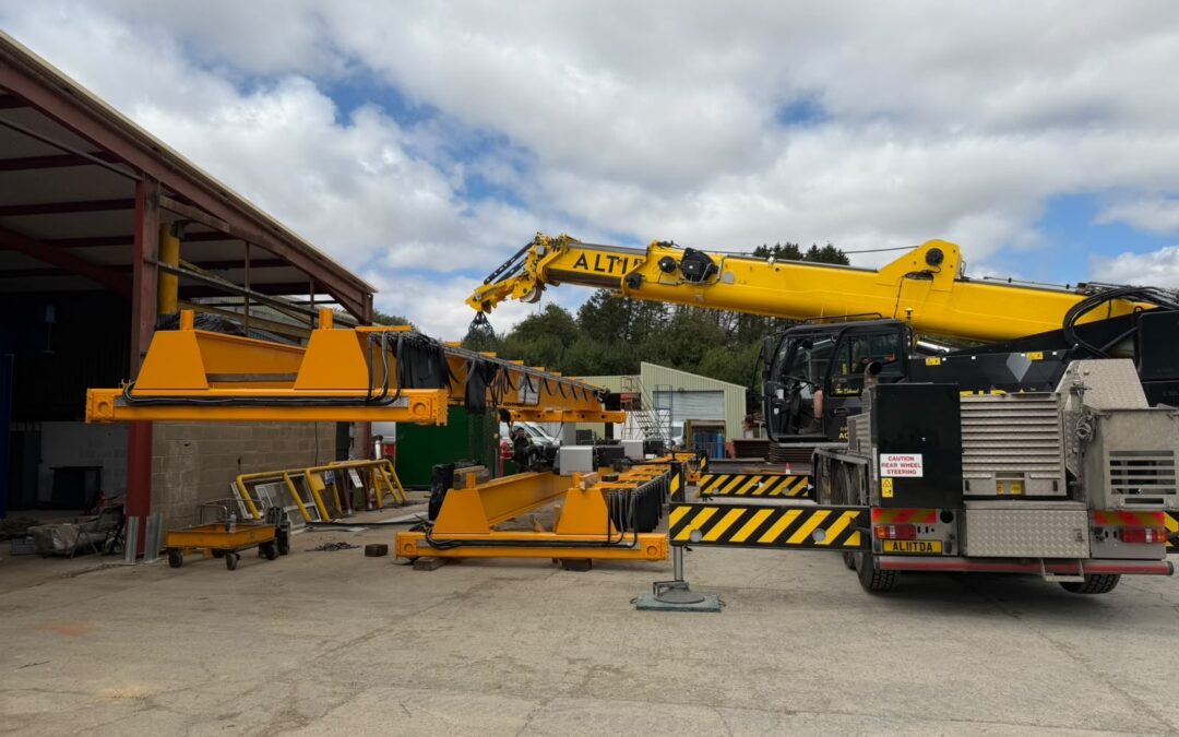 3.2 Ton Single & 10 Ton Twin Beam Crane Installation Morton-Le-Marsh