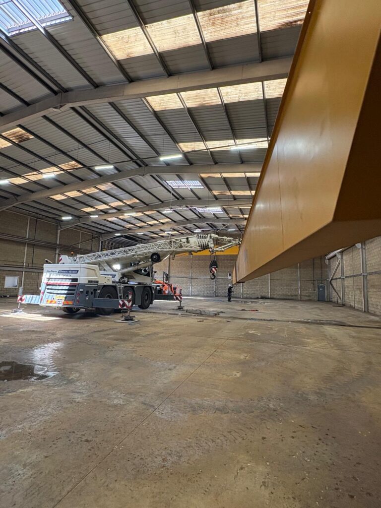 5t Beam Crane Fitted With A SWF Crab Unit - Romsey